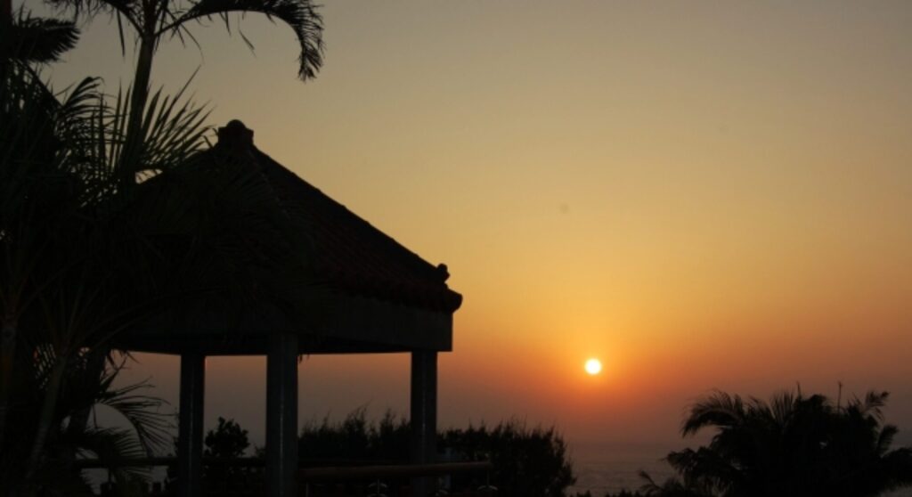 夕焼けの画像